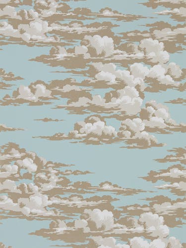 Sanderson - Silvi Clouds English Blue Elysian Wallpapers