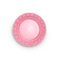 Lace Tallrik 25 cm Rosa
