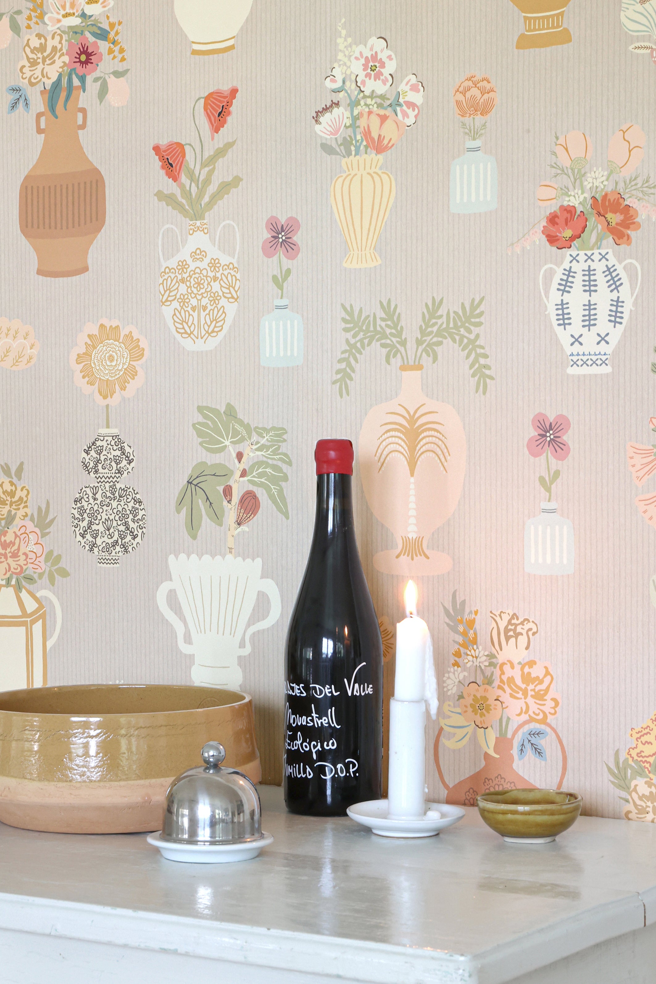 Majvillan - Floral Daiquiri Misty Gray