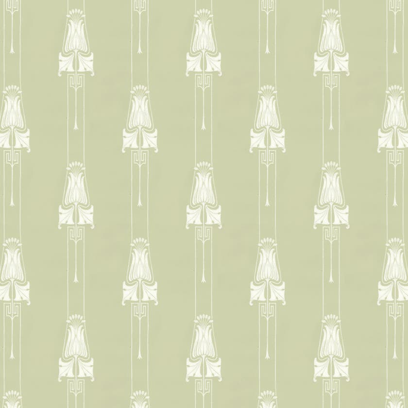 Lim & Handtryck - Slottsviken - Grön/Vit K48-54