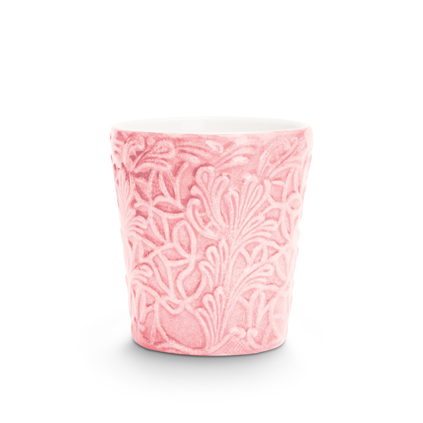 Lace Mugg 30 cl Ljusrosa