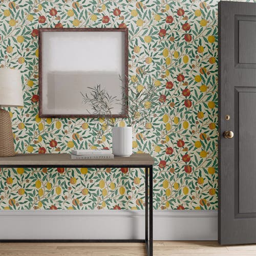 Morris & Co - Fruit Green Indigo/Madder Simply Morris Wallpapers