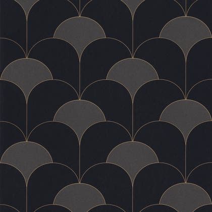 Casadeco - Theatre Noir Reglisse Twenties