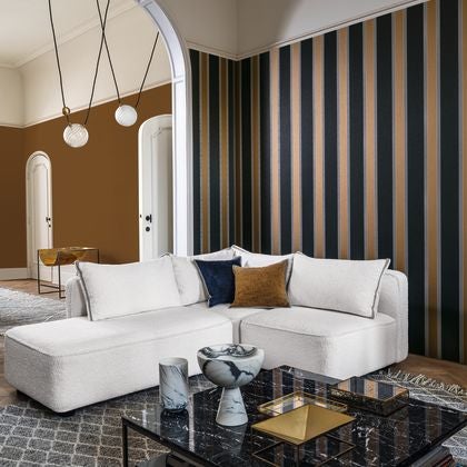 Casamance - Auteuil Noir/Doré Square Jasmin