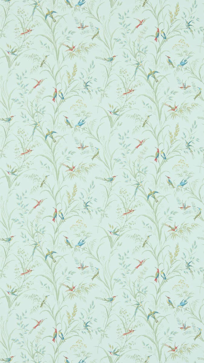 Sanderson - Tuileries Sage/Multi Country Woodland Wallcove