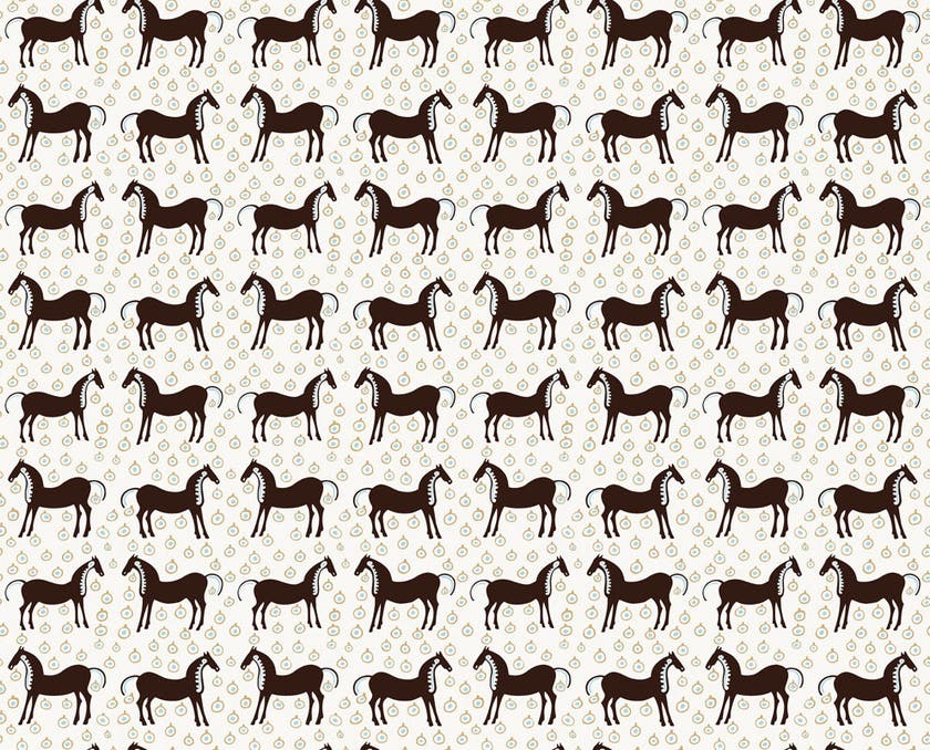 Midbec Tapeter - Musta Tamma Marimekko 6