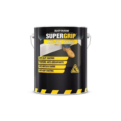 Rust-Oleum Halkskyddsfärg SuperGrip 5L Ljusgrå