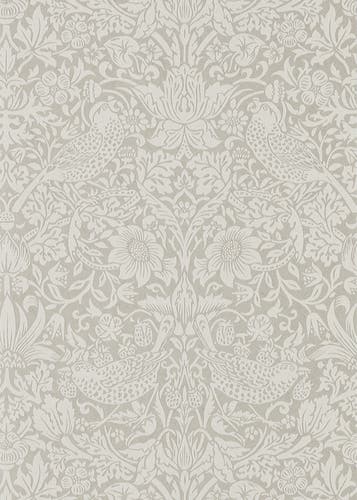 Morris & Co - Pure Strawberry Thief Sil Morris Pure Wallpapers