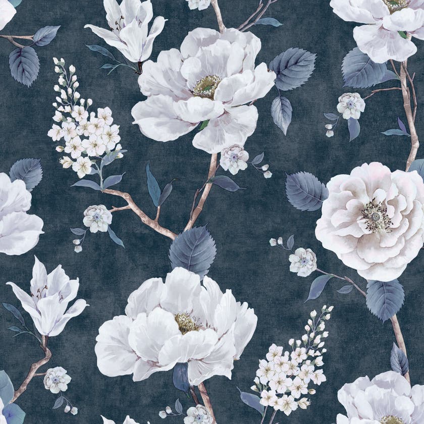Ashley Floral Navy