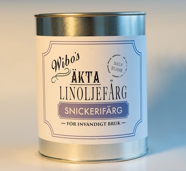 Linoljefärg Snickerifärg Inomhus 1 L Vit