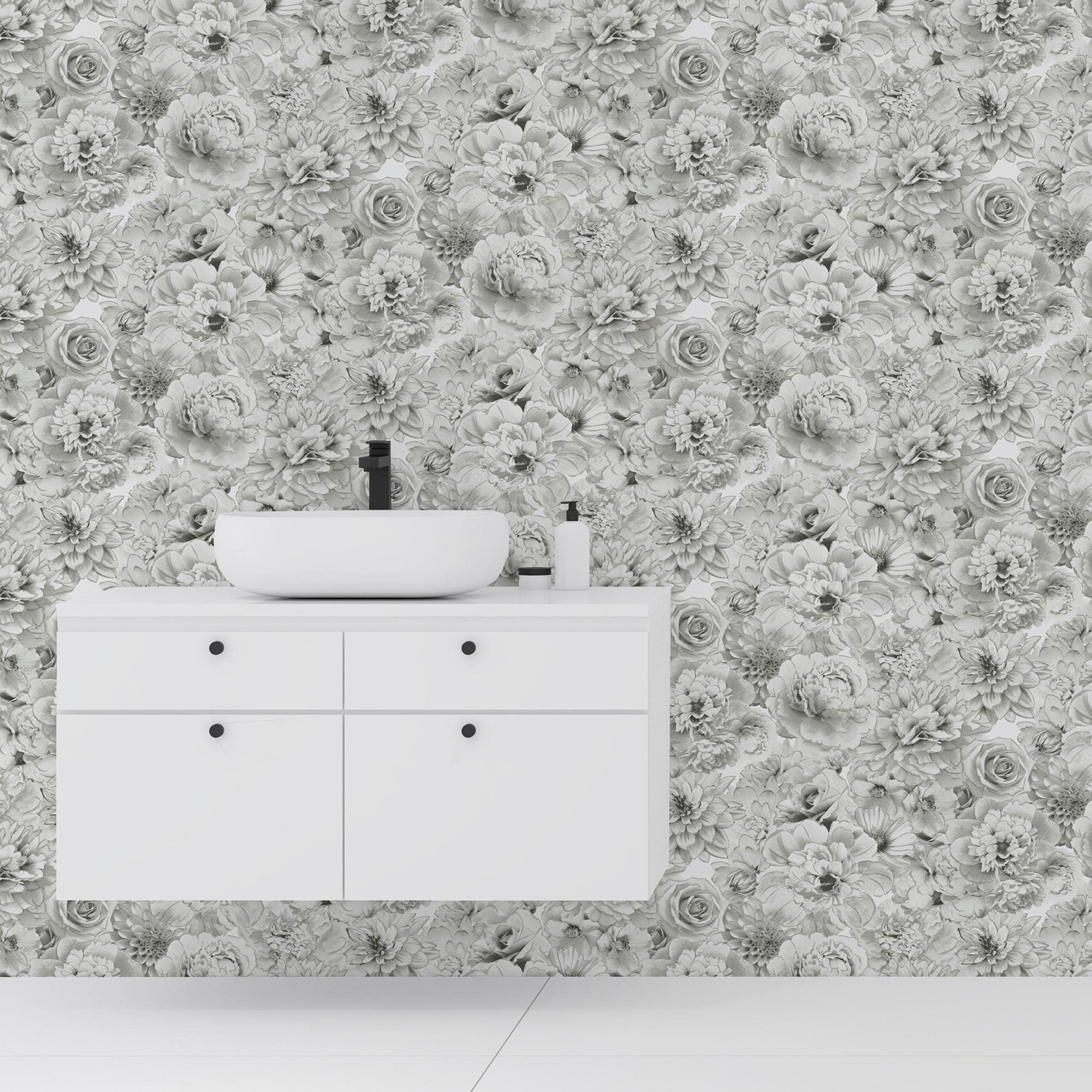 Glitter Bloom Silver