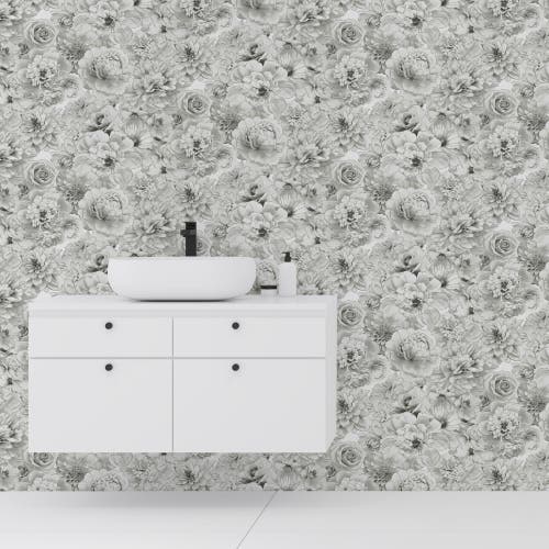 Glitter Bloom Silver