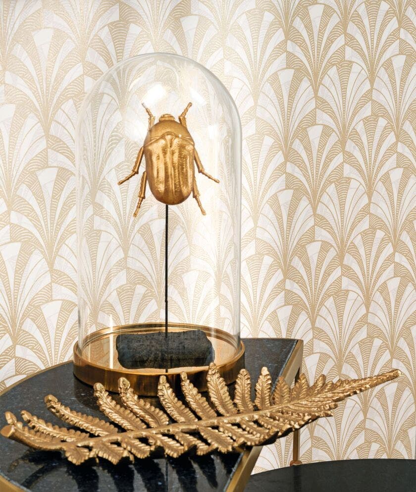 Casadeco - Palmette Beige - 1930 (Outlet)