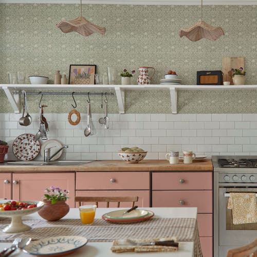 Morris & Co - Borage Leafy Arbour Emery Walkers House Wall