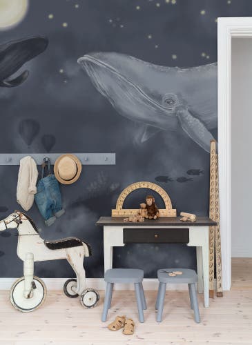 Boråstapeter - Whales in the sky