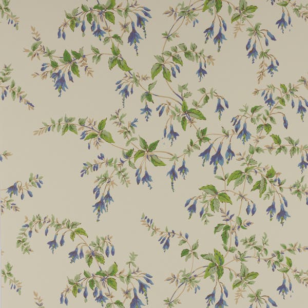 Colefax and Fowler - Fuchsia Blue/Leaf
