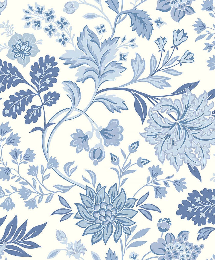 Boråstapeter - Alicia - Blue & White