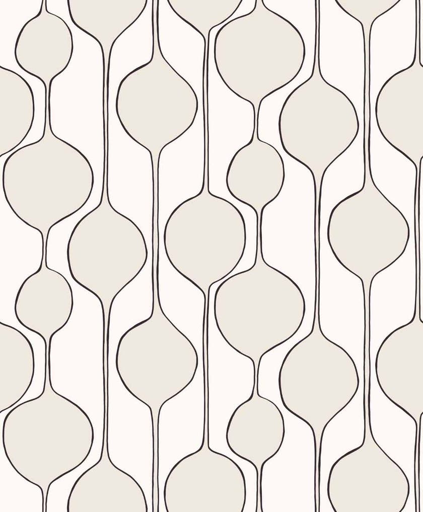 Carma - Peel & Stick Bubble Stripe Marshmallow NW54600