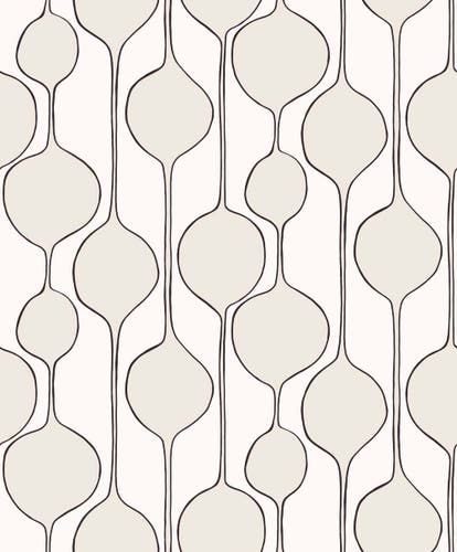 Carma - Peel & Stick Bubble Stripe Marshmallow NW54600