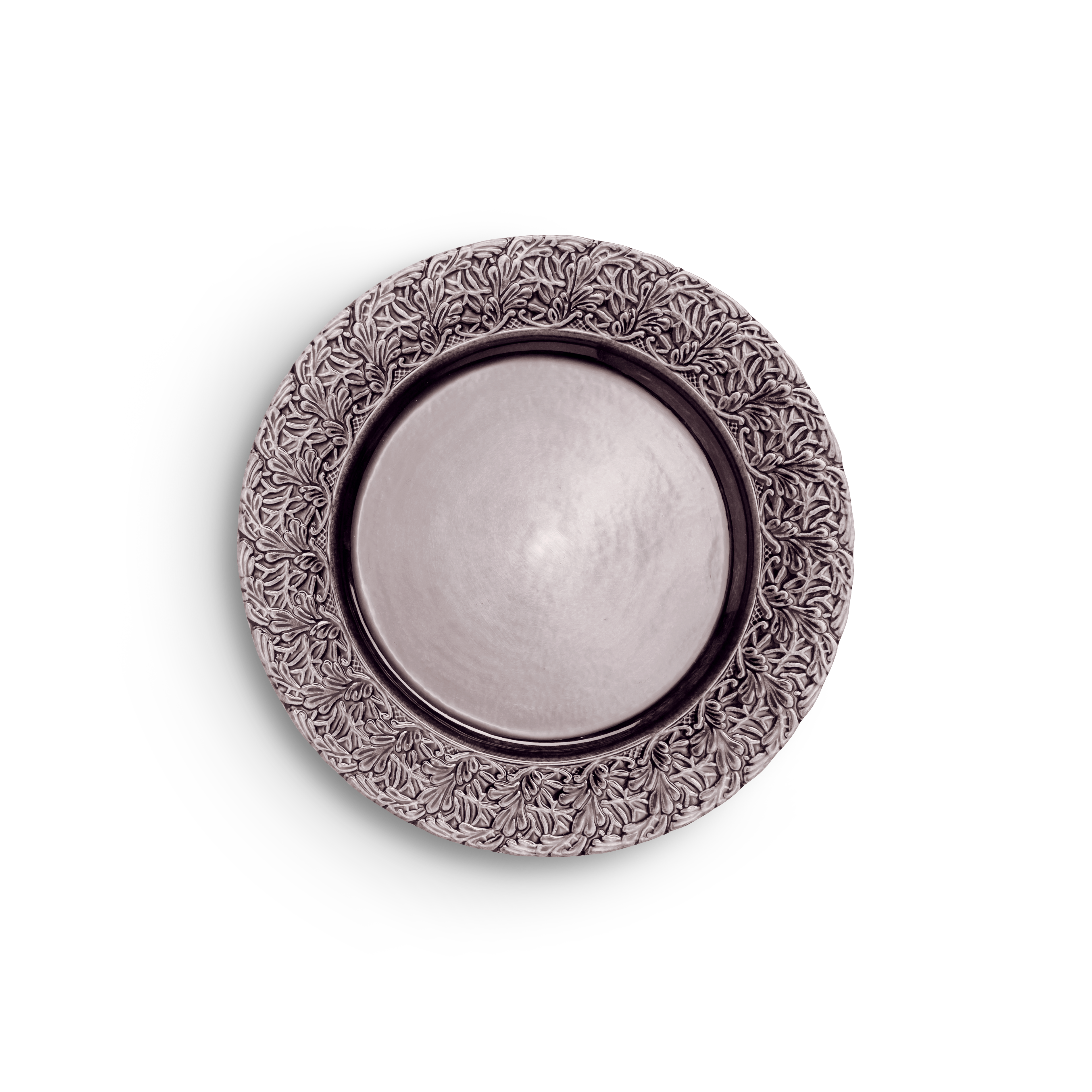 Lace Tallrik 25 cm Plommon