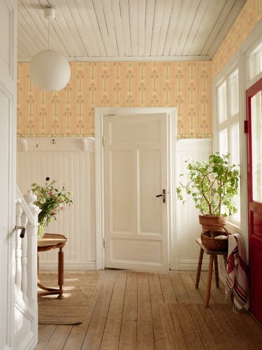 Duro - Åkersta Bård Röd Gammalsvenska Papper