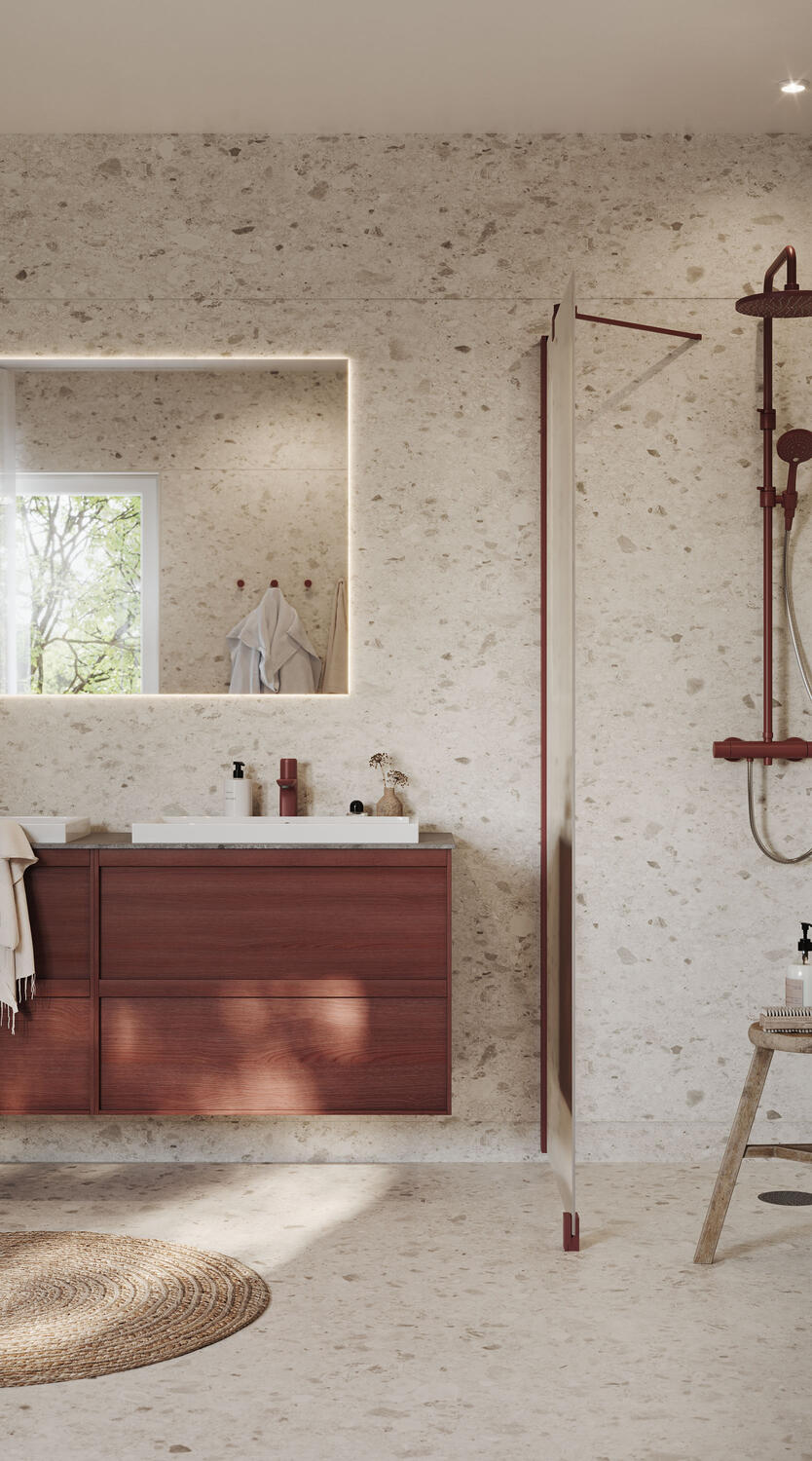 Breccia Stone Beige - Våtrumsvägg