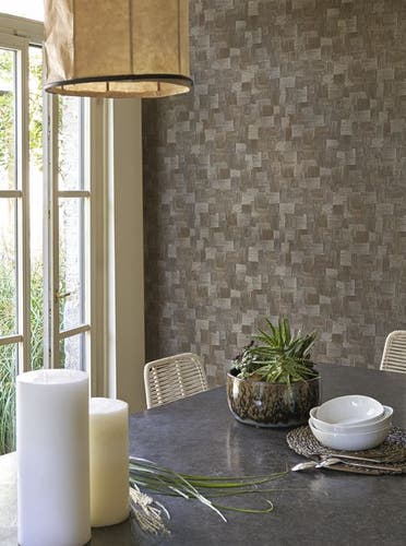 Casadeco - Dura Noir Reglisse Babylone Cad