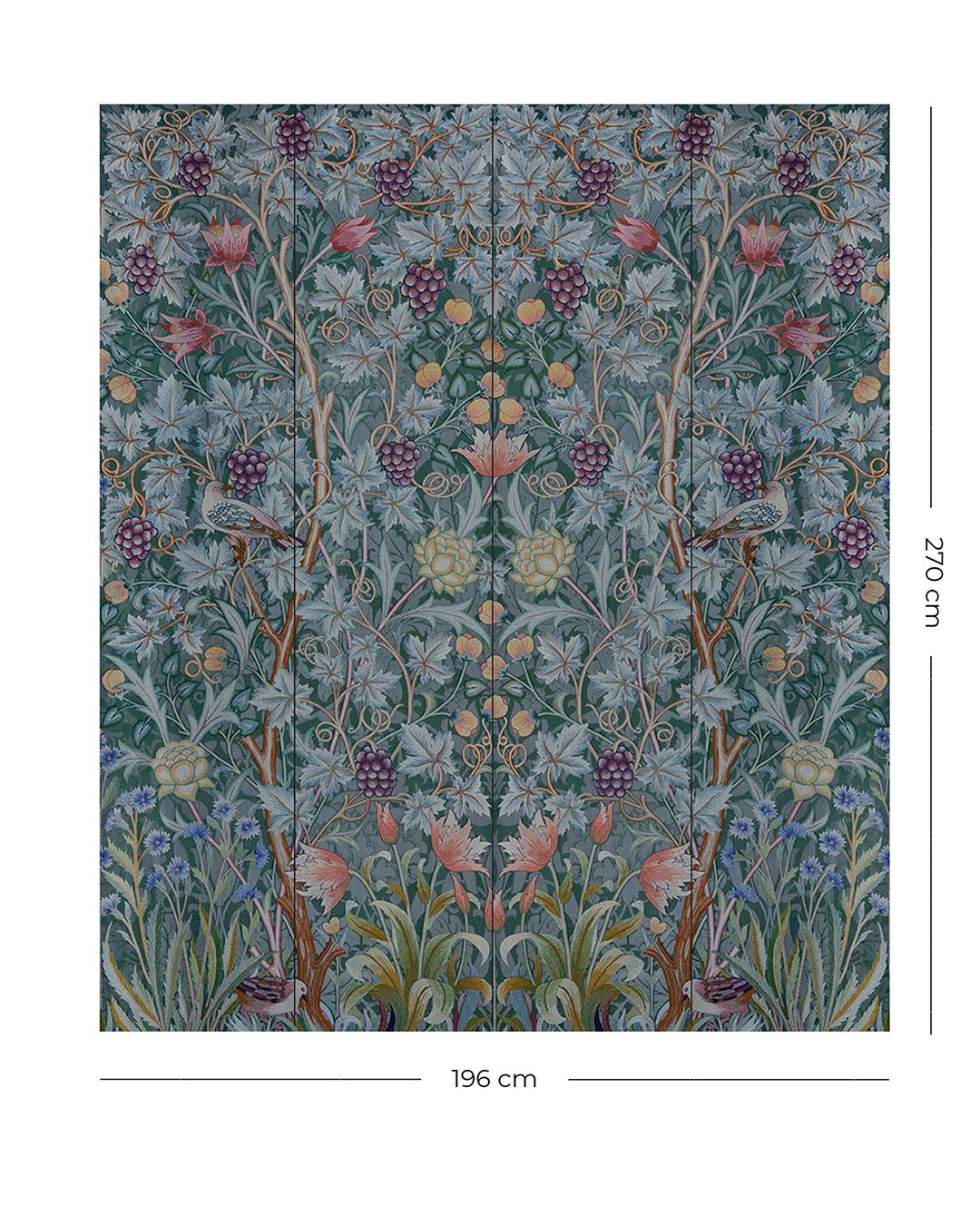 Midbec Tapeter - Vine Embroidery