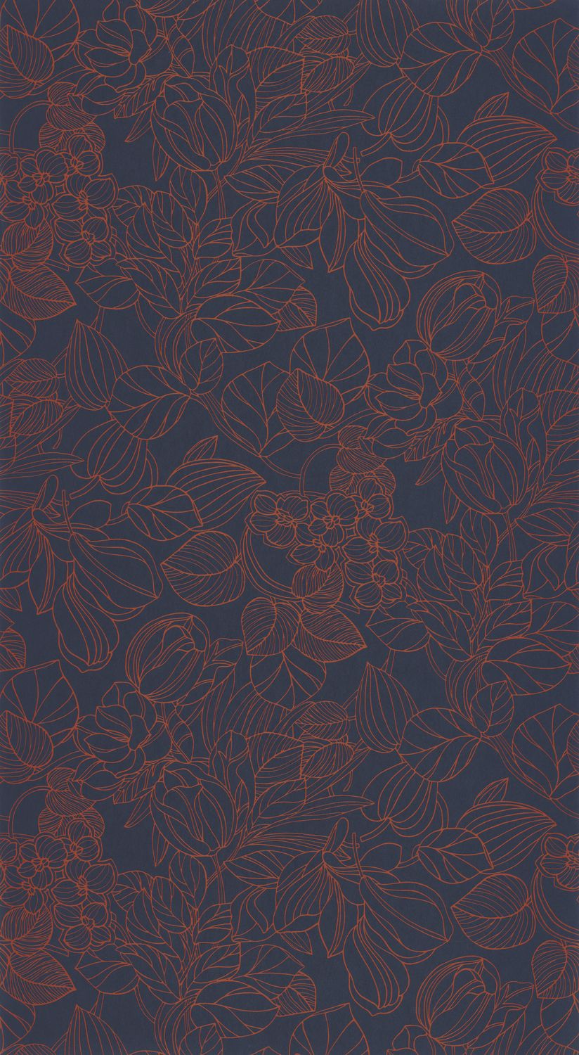 Casadeco - 1930 Gravure Bleu / Cuivr 1930