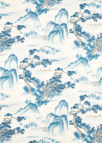 Zoffany - Floating Mountains (on Un Kensington Walk Wallpaper