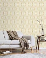 Peel & Stick Geo Diamond Goldenrod NW55805