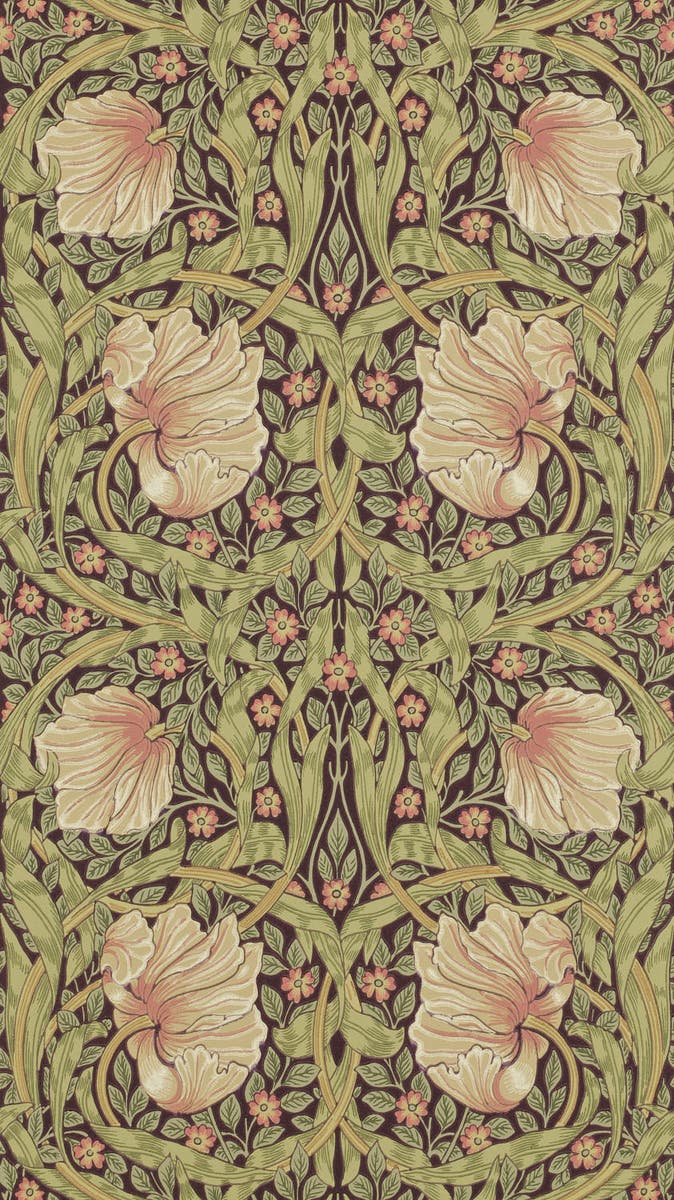 Morris & Co - Pimpernel Bullrush/Russet Morris 160th Anniversary