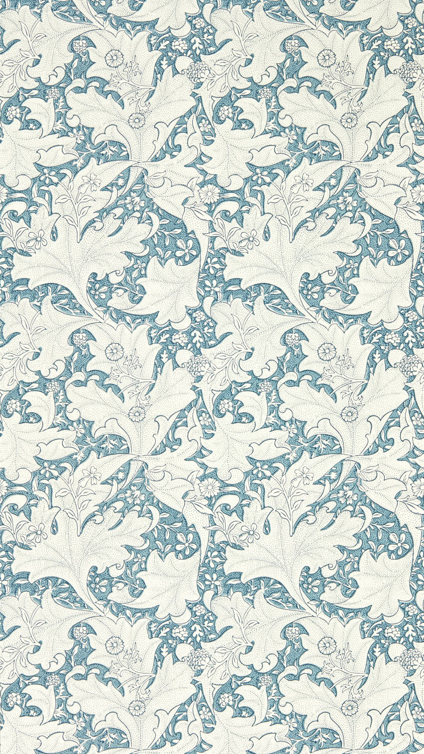 Morris & Co - Wallflower Woad Blue Emery Walkers House Wall