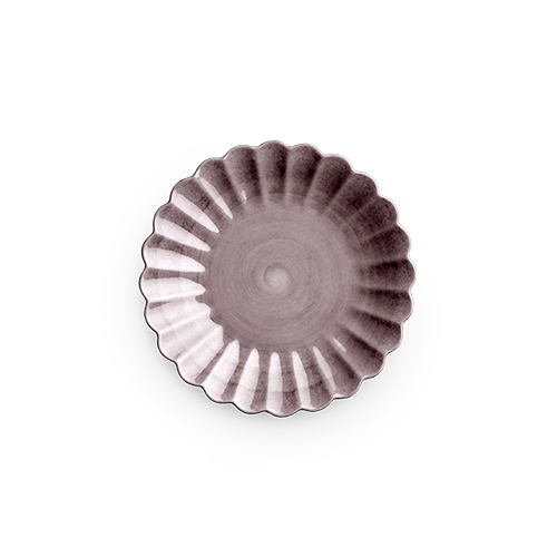 Oyster Tallrik 20 cm Plommon