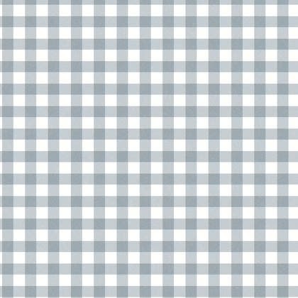 Casadeco - Vichy Bleu Orage Flower Market