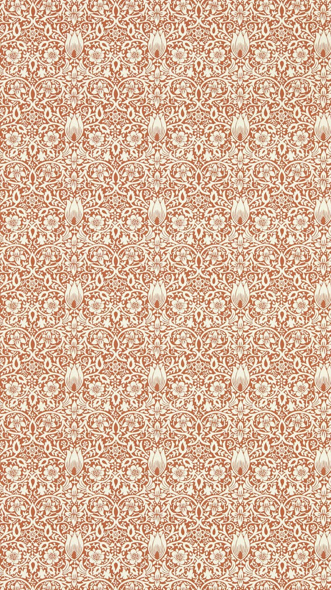 Borage Red House Emery Walker`s House Wall