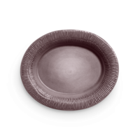 Stripes Fat 35 x 30 cm Plommon