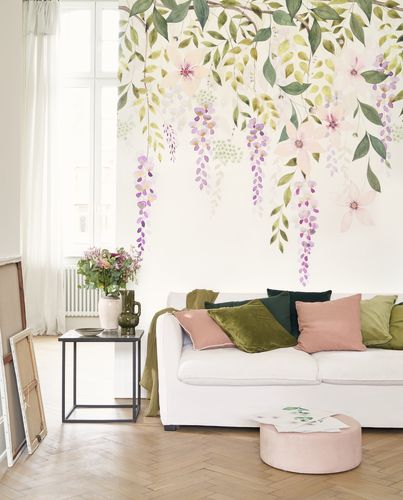 Casadeco - Glycine_M Violet 200X280 Gardens