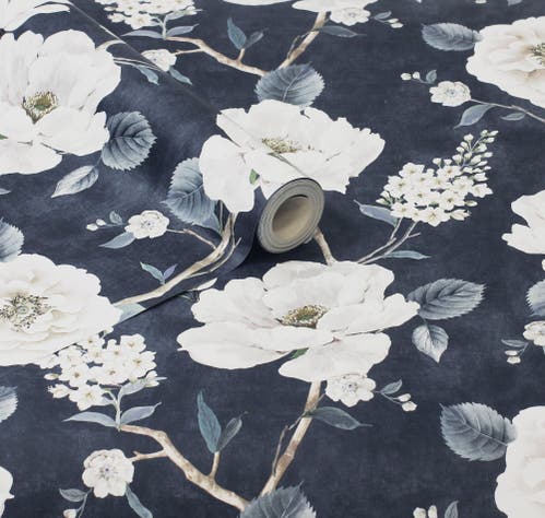 Ashley Floral Navy