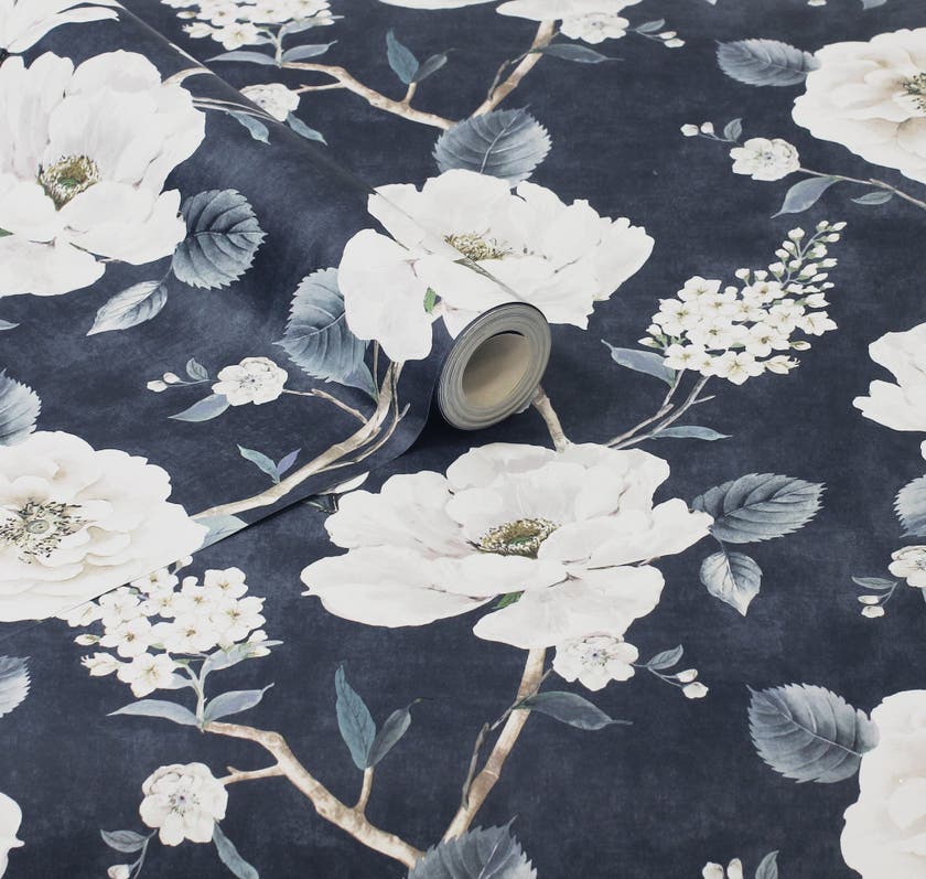 Ashley Floral Navy
