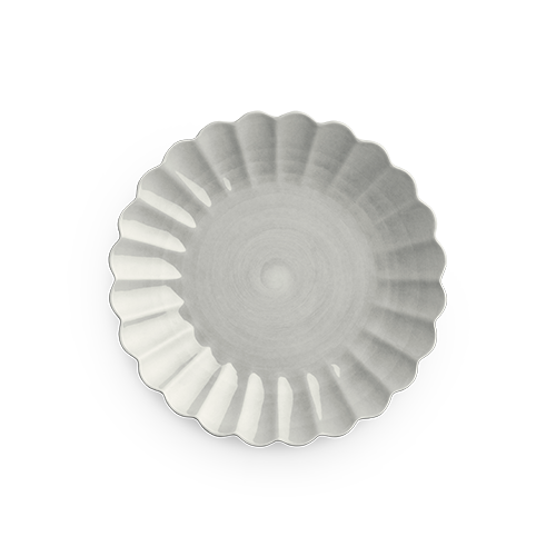 Oyster Tallrik 28 cm Grå