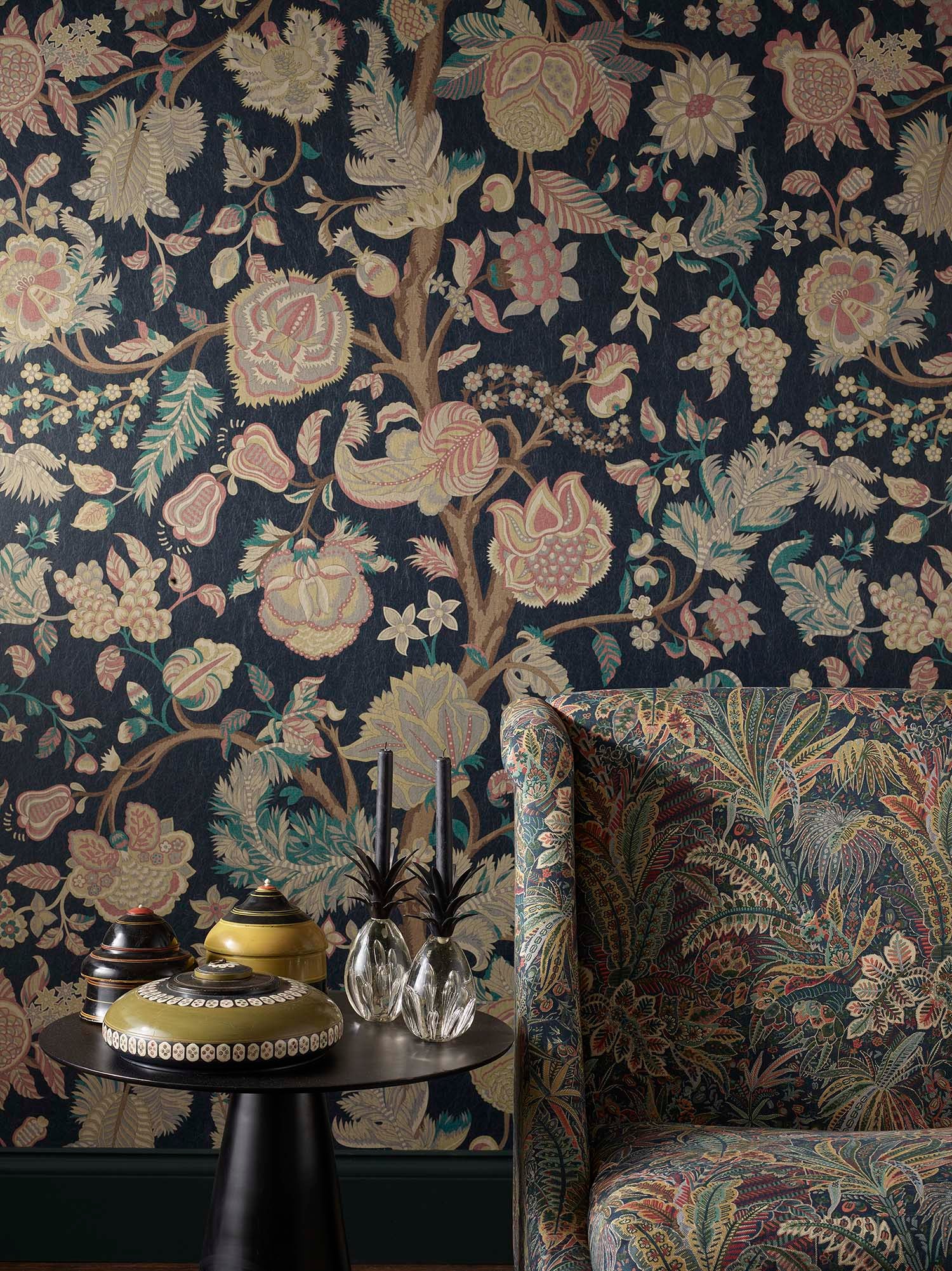 Liberty - Palampore Trail Pewter Blue
