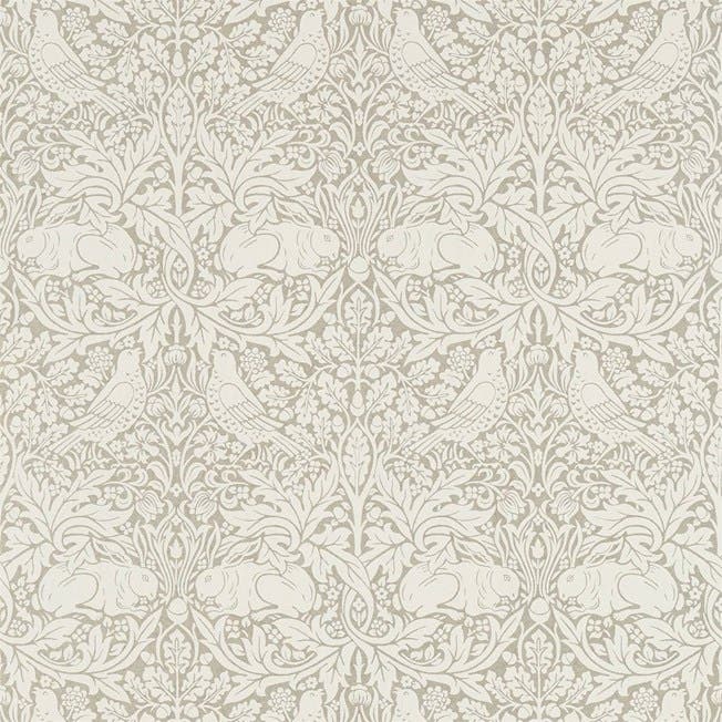 Morris & Co - Pure Brer Rabbit Gilver Pure Morris North Wallpap