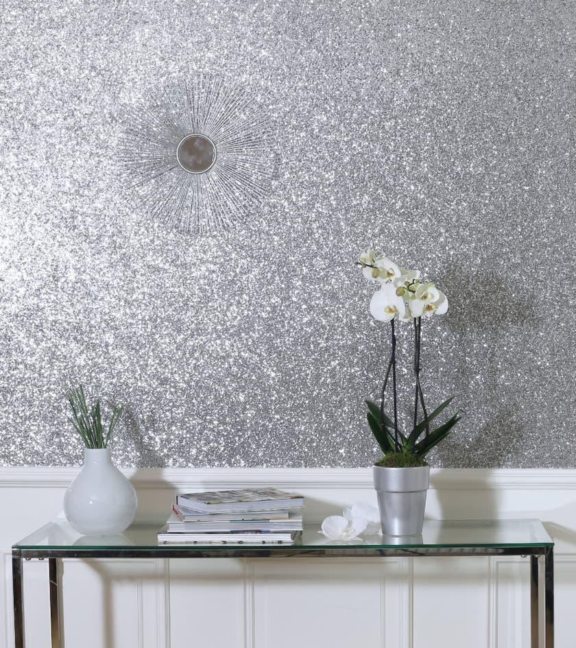 Sequin Sparkle Silver