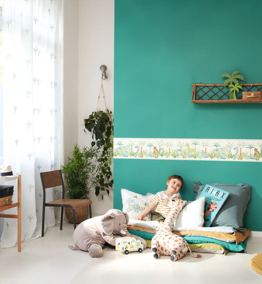 Casadeco - Rose & Nino Uni Vert Rose & Nino Cad