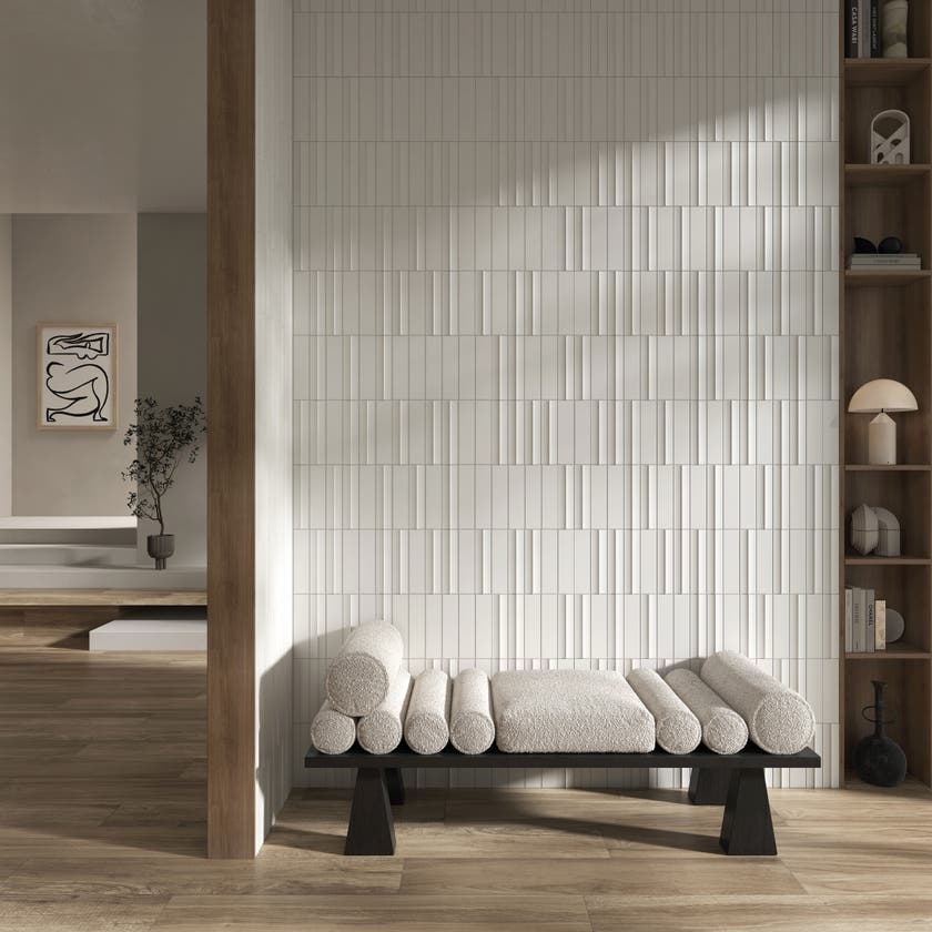 Shape White Fold matt 6,2x25