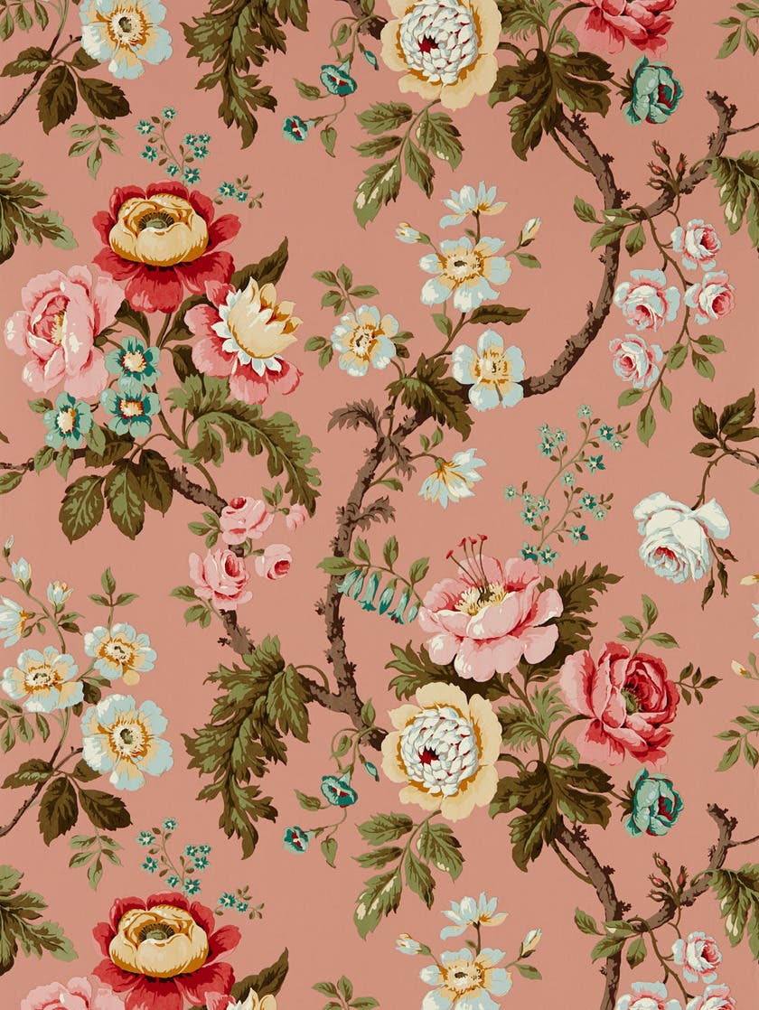 Hykenham French Rose Sanderson One Sixty Wallp