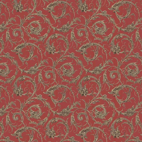 Lim & Handtryck - Draktapet - Röd x106-30