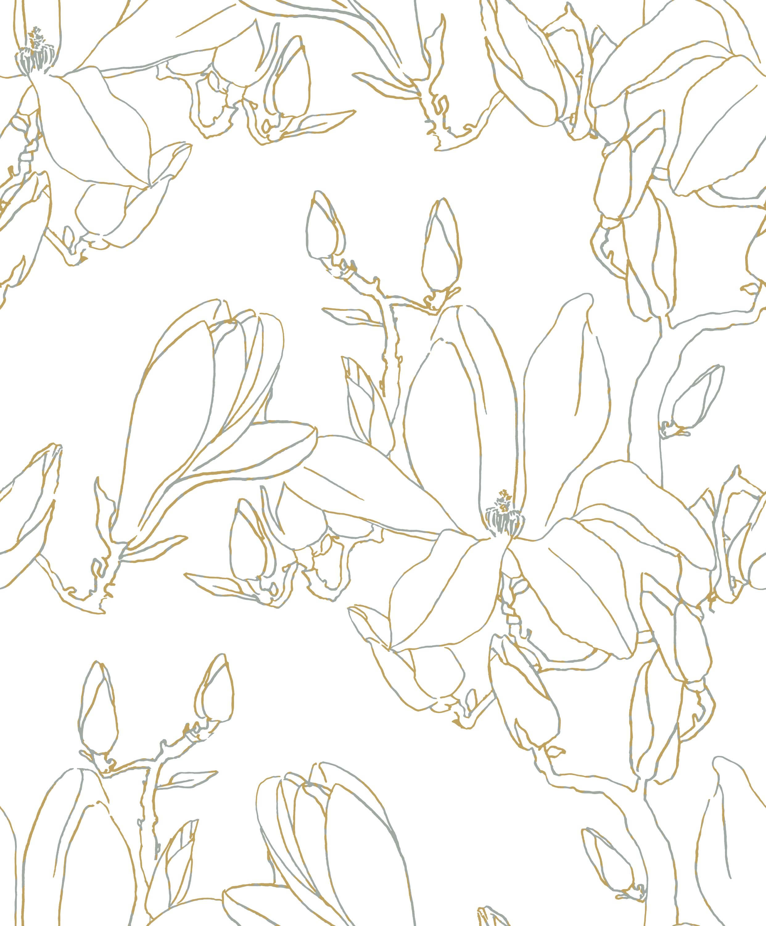 Casadeco - So White 4 Magnolia Jaune So White 4