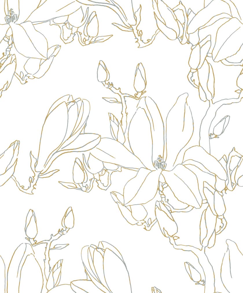 Casadeco - So White 4 Magnolia Jaune So White 4